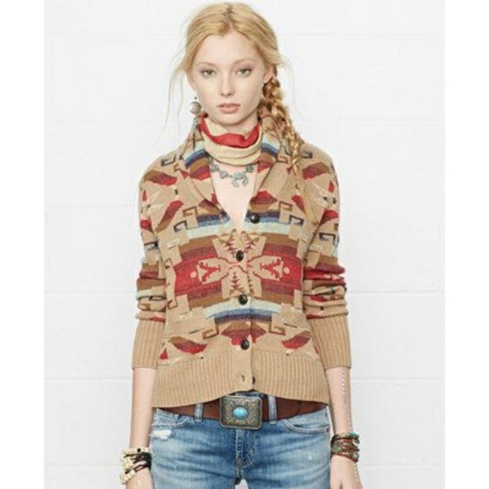 Ralph Lauren Denim & Supply Southwest Cotton Shawl